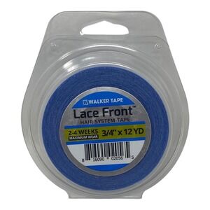 Walker Tape 3/4" x 12 Yards Lace Front Support Tape Wig (Blue Liner) Double Side